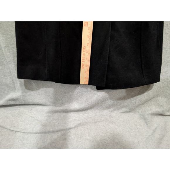 GUESS Wool Blend Coat Women's Small Black Button Front Long Sleeves - Picture 4 of 15